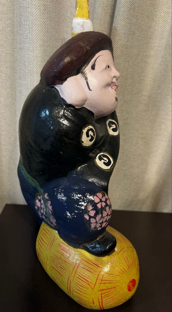 希少　長野県　中野雛人形　大福帳持ち大黒天　中野人形　中野土びな　郷土玩具