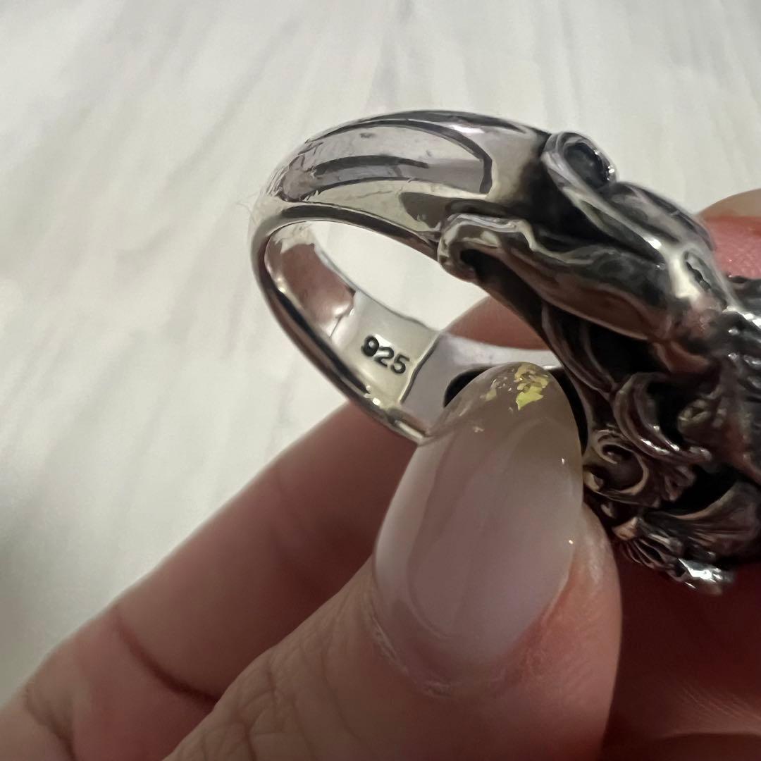 ジャスティンデイビスJ×U 内山秀雄コラボ 指輪 リング　オニキス