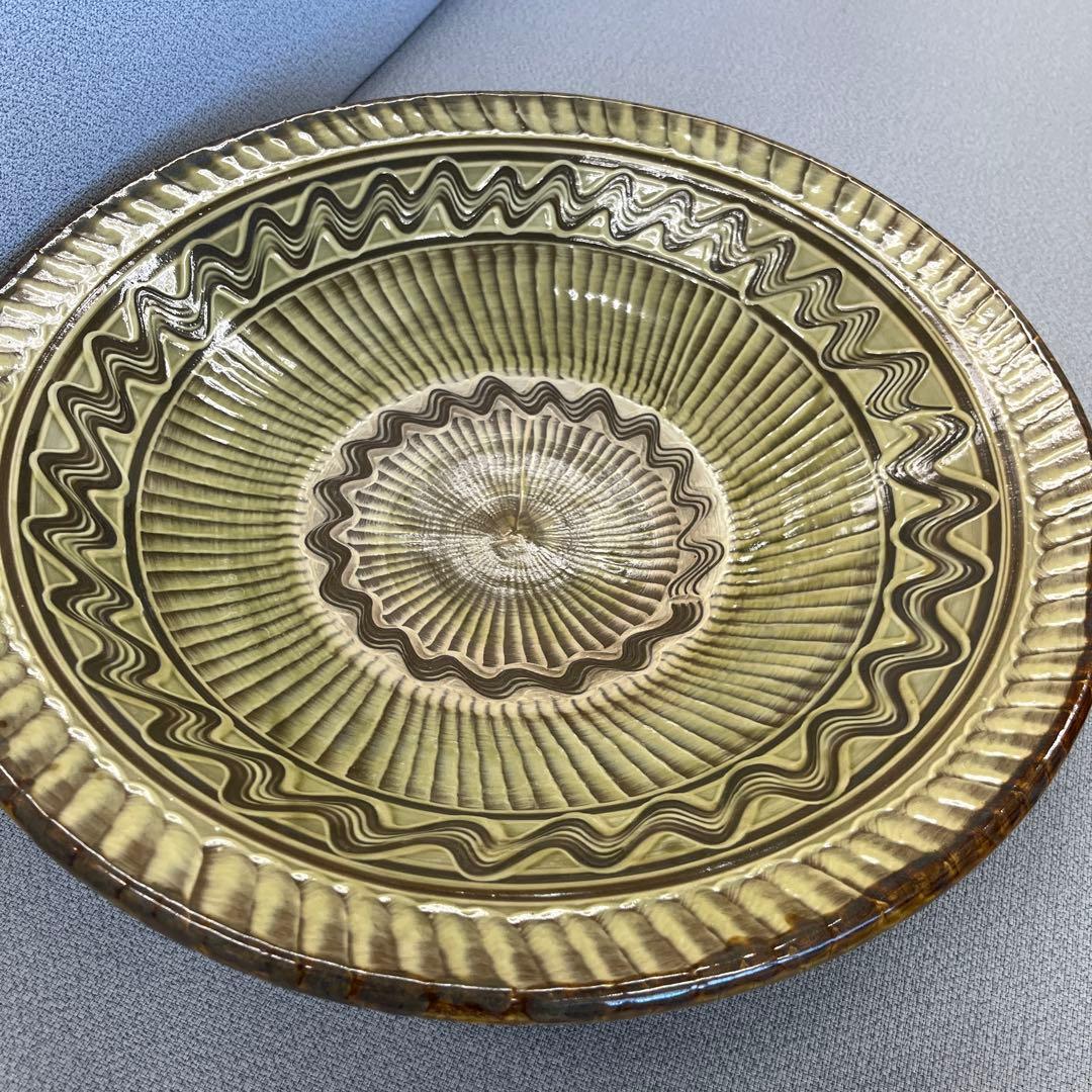 未使用❗️美品❗️小鹿田焼　大皿　直径40㎝