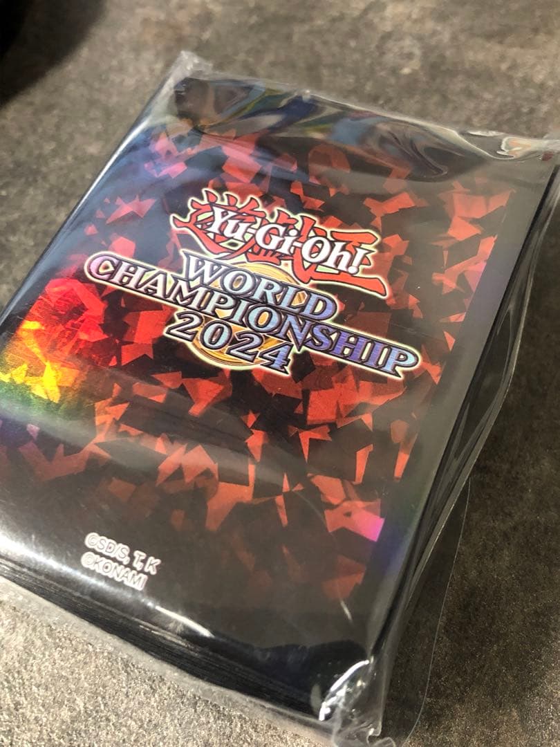 遊戯王WCS2024 スリーブ　赤　未開封　yu-gi-oh 世界大会