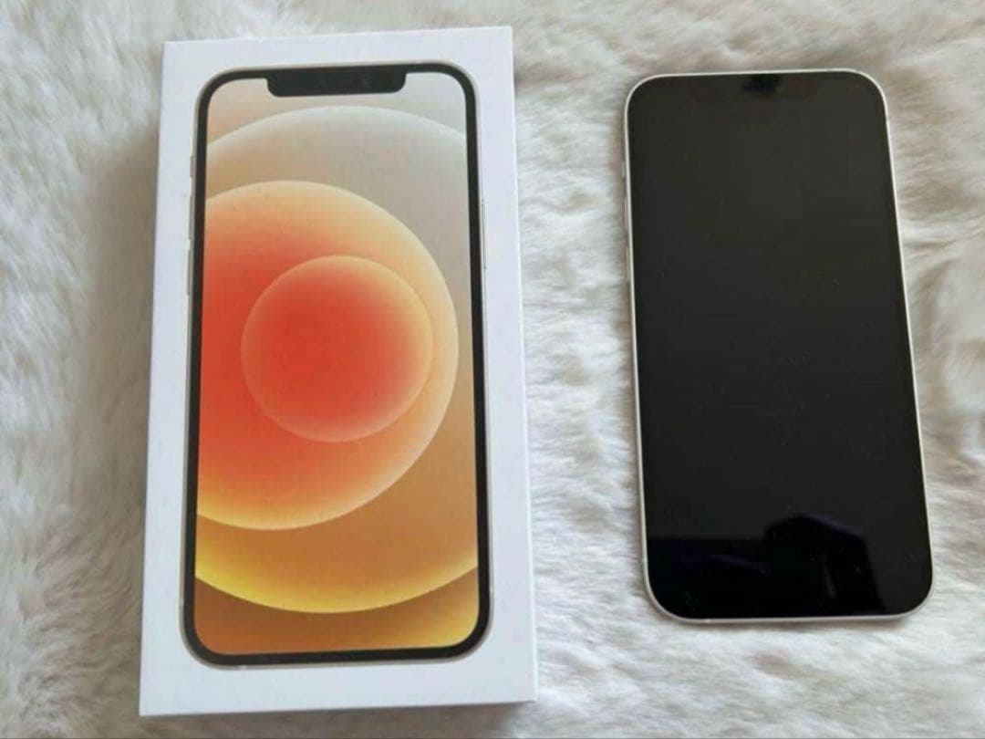 Apple iPhone12 本体128GB ホワイト SIMフリー　箱付き