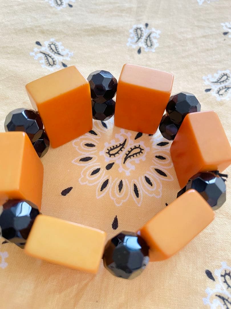 ヴィンテージ/ベークライト/麻雀牌ブレスレット