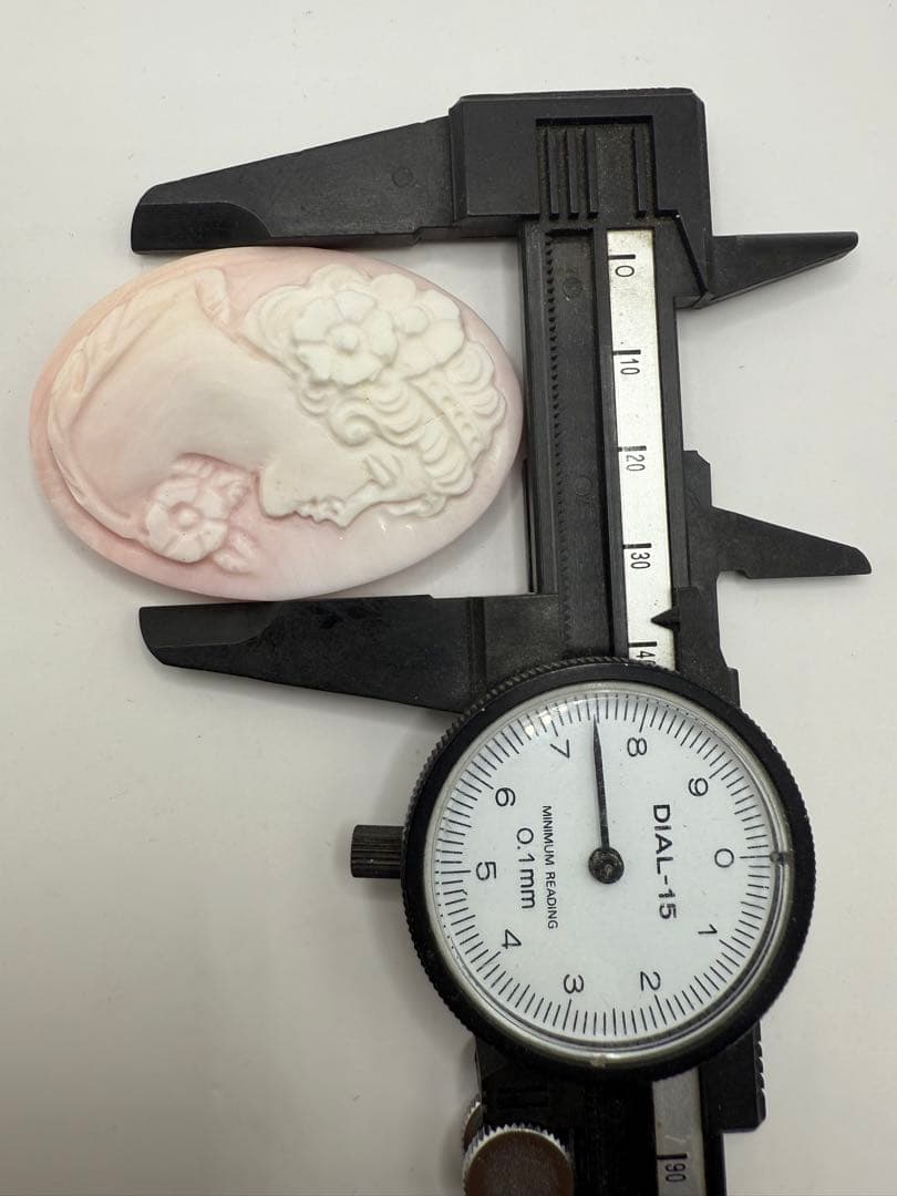 ピンクシェル カメオ （大） 18.02g