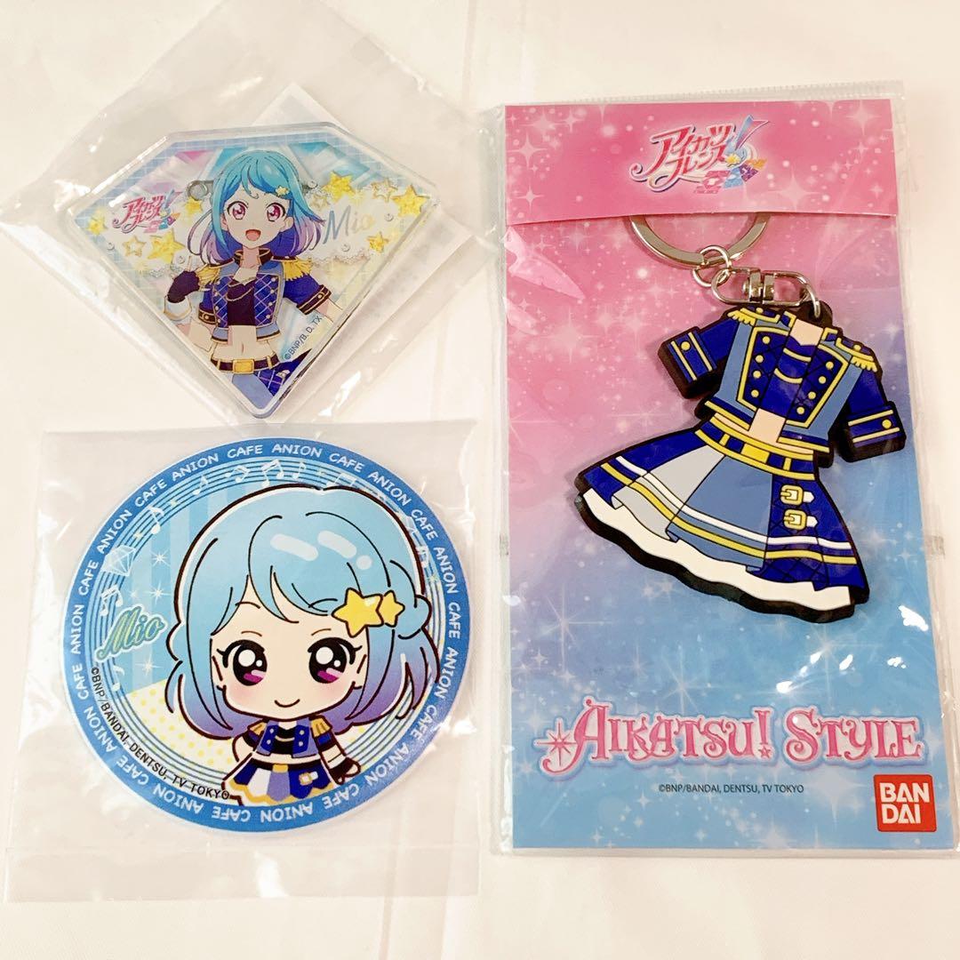 新品　アイカツフレンズ　湊みお　マグバッジ　アクリルバッジ　ドレスラバーチャーム