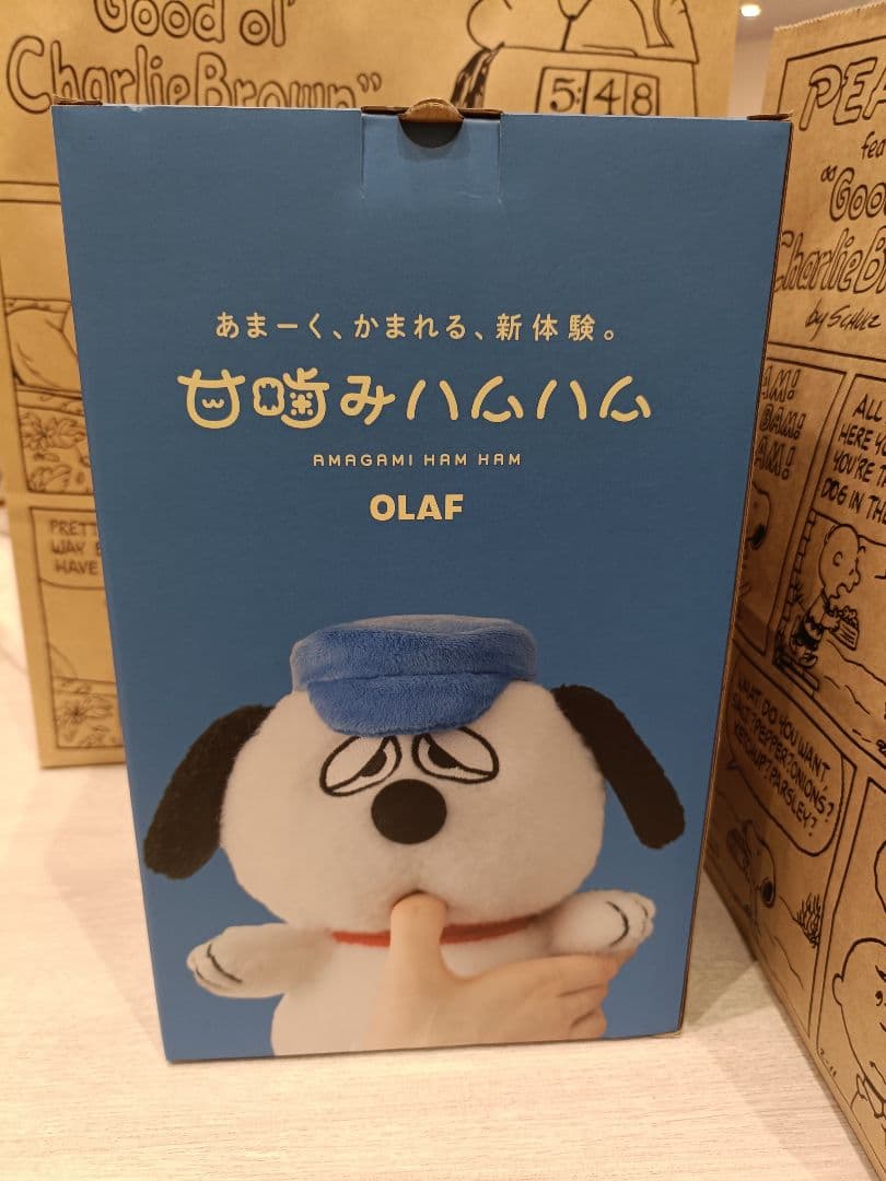 ✴入手困難✴新品未開封✴スヌーピーミュージアム✴限定✴甘噛みハムハム✴オラフ✴