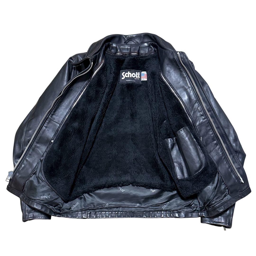 Schott ショット シングルライダース 643 642 2way ライナー