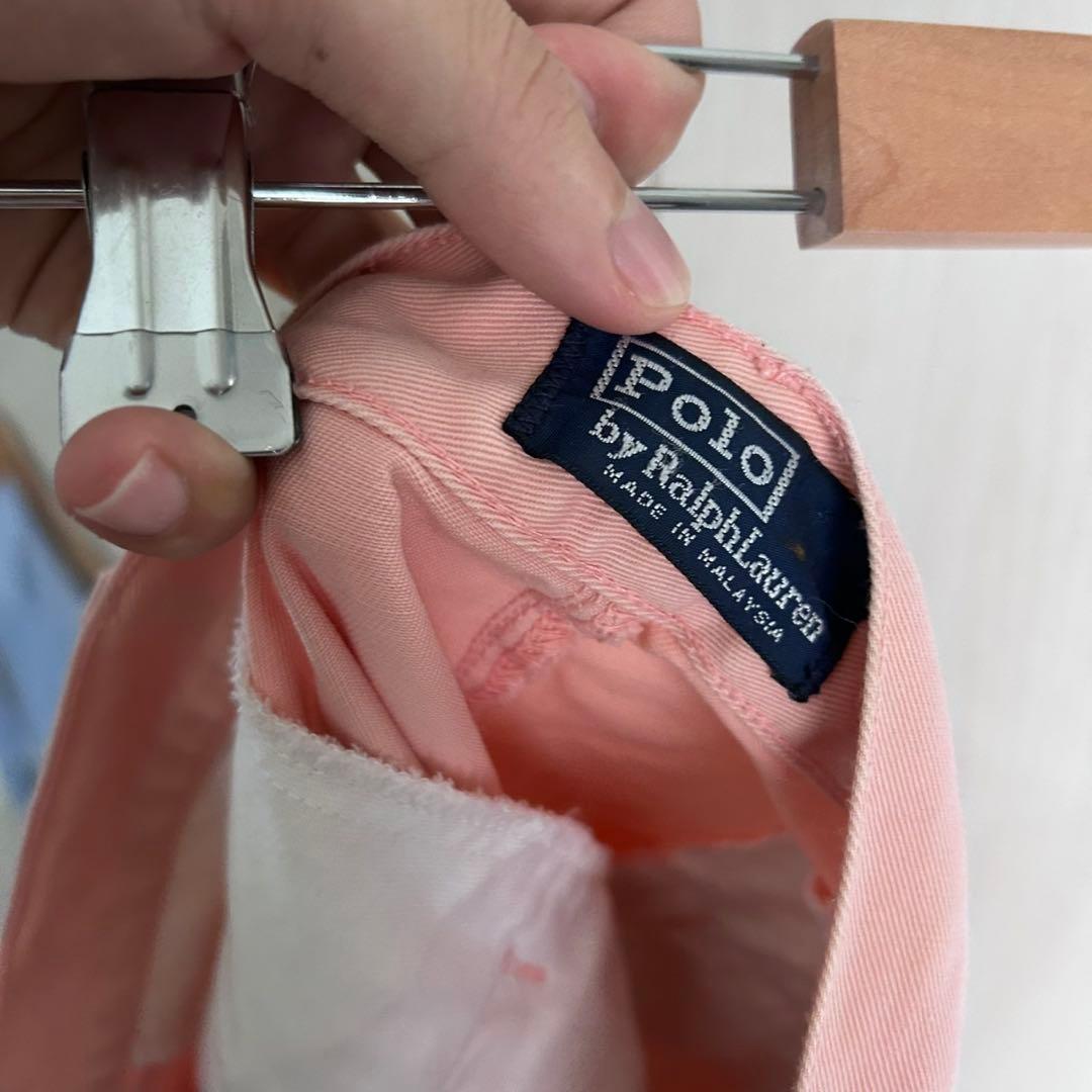 polo Ralph Lauren ポロチノ ピンク 正方形タグ usa パンツ