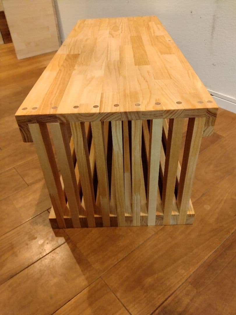 木製　ハンドメイド　オーダー　ロの字　水槽台　アクアラック　棚　シェルフテレビ台