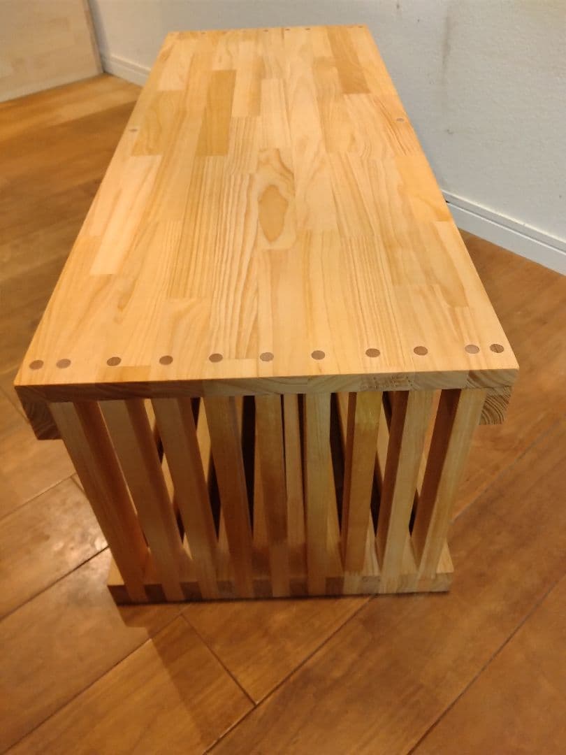 木製　ハンドメイド　オーダー　ロの字　水槽台　アクアラック　棚　シェルフテレビ台