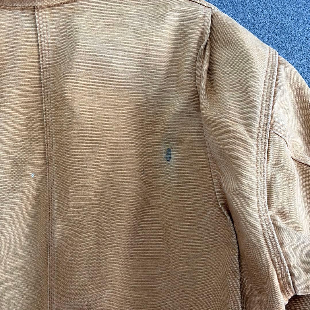 Carhartt ベージュジャケット コーデュロイ襟