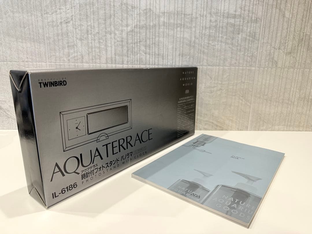 【廃盤希少品】ADA 時計付フォトスタンド パノラマ おまけ付【新品未使用】