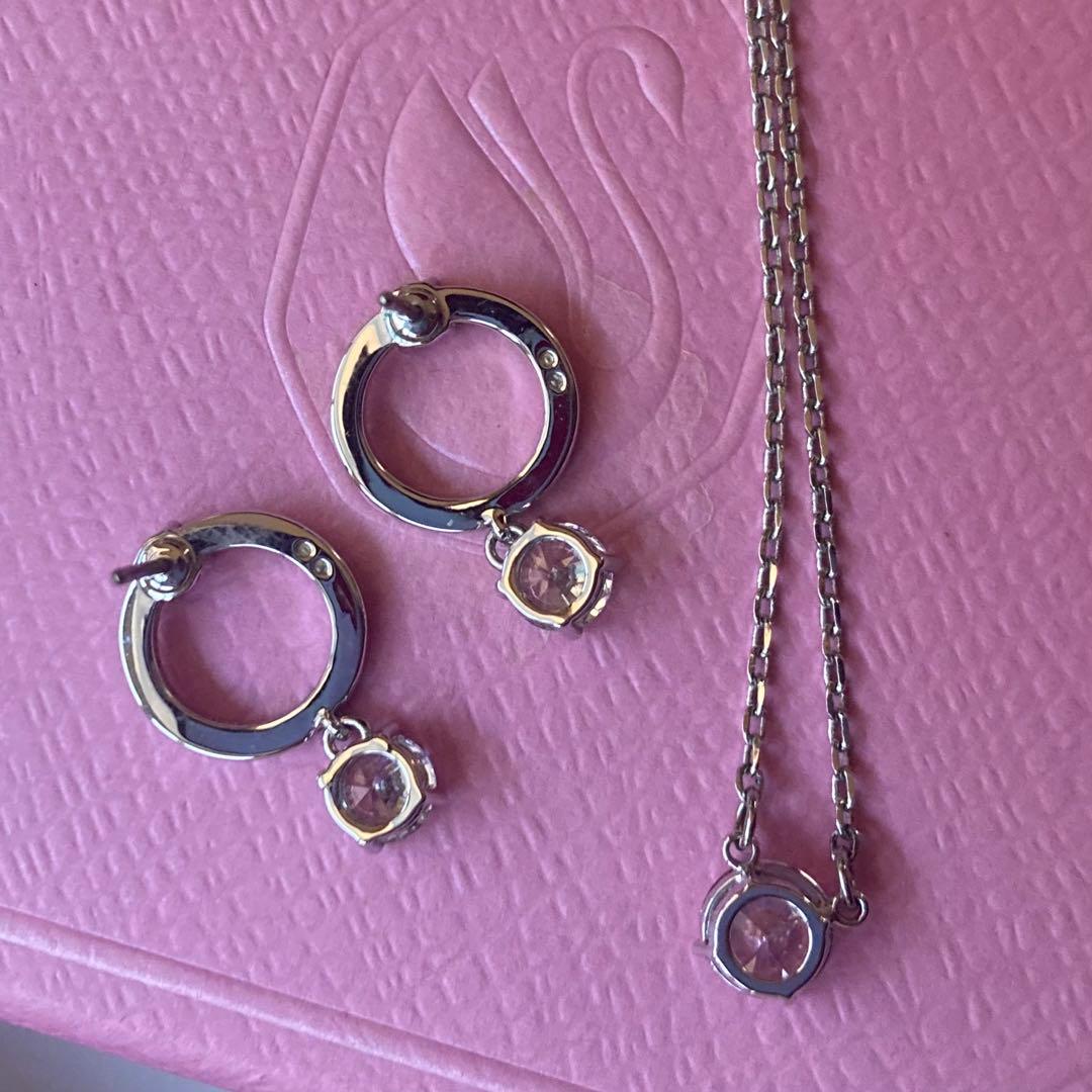 ★swarovski★スワロフスキーConstellaピアス＆ネックレス