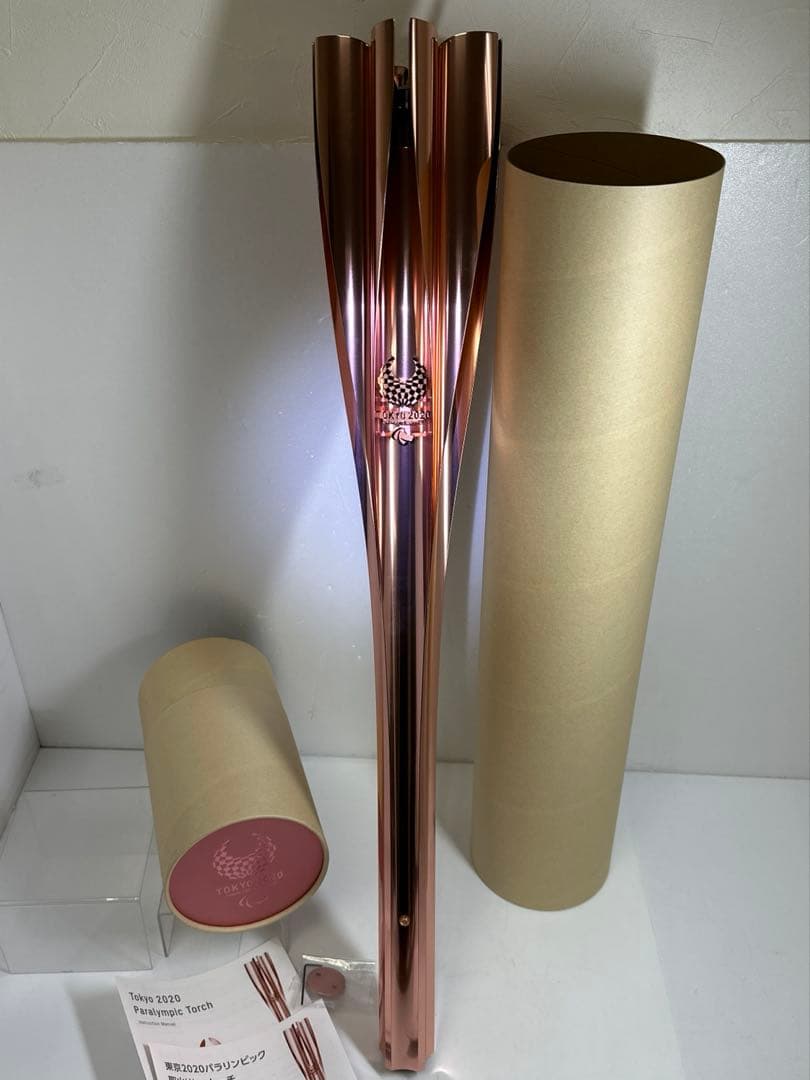 東京2020 オリンピックパラリンピックリレートーチ887g全長71㎝東な