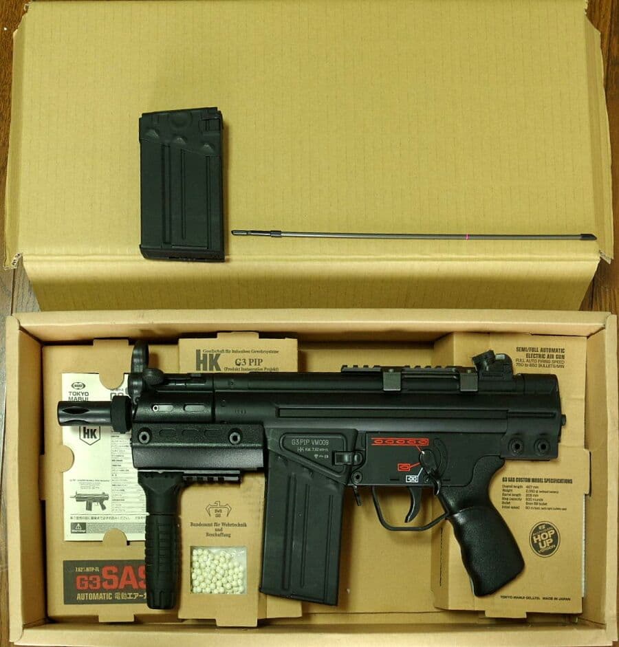 東京マルイ H&K G3 SAS スペアマガジン＆マウントベース＆BTグリップ付