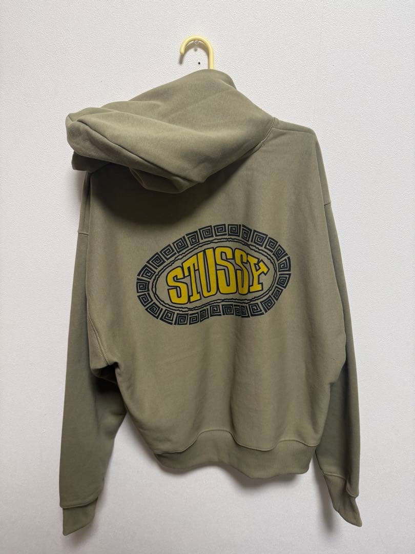 Stussy オリーブ色 パーカー Lサイズ