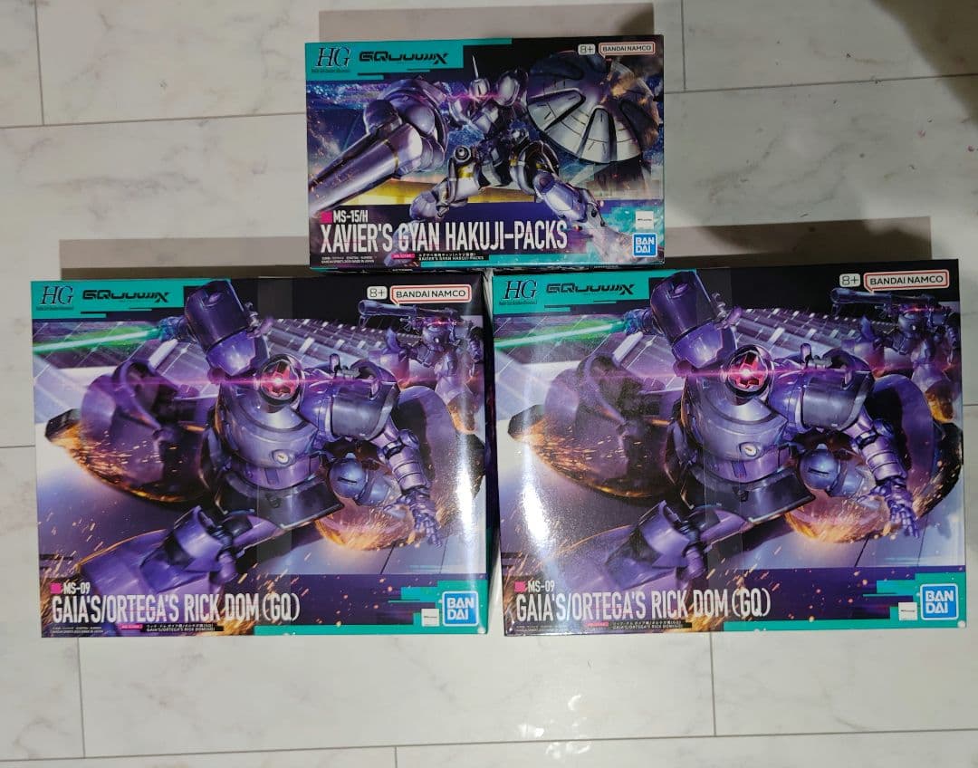 機動戦士ガンダムGQuuuuuuX　HG リックドム、ギャン　セット