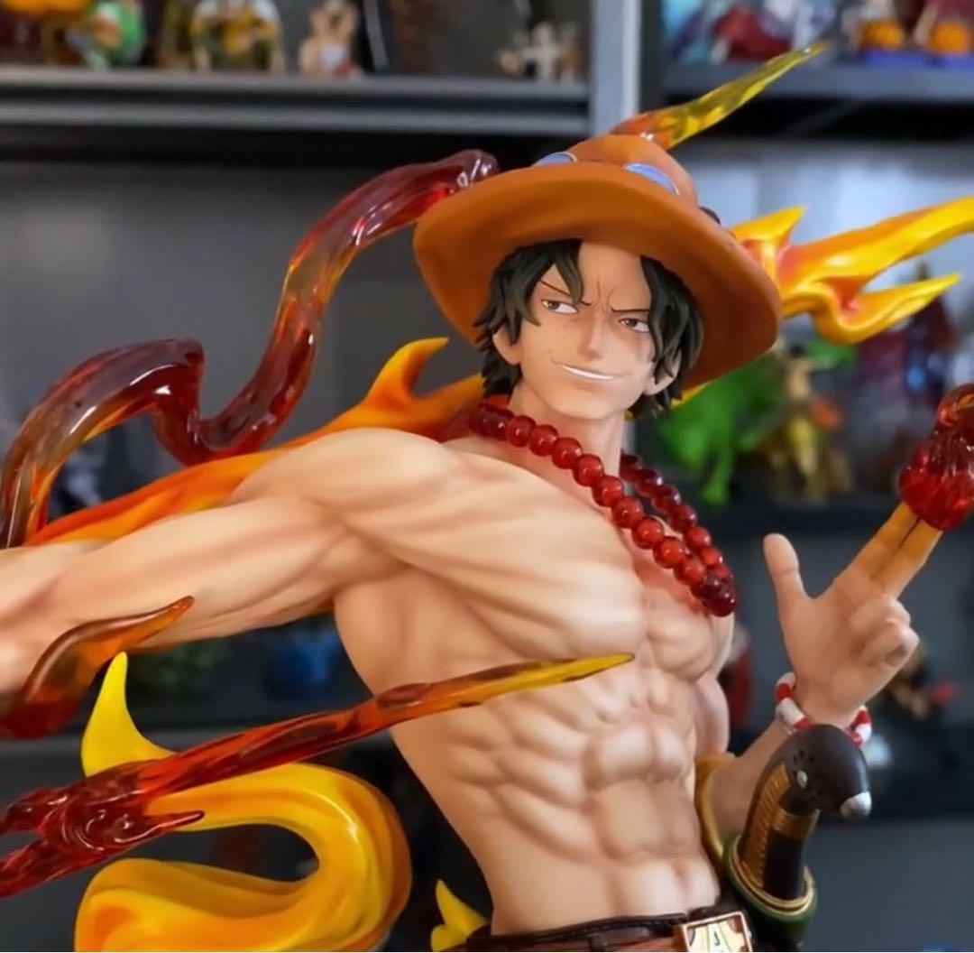 ONE PIECE  エース ガレージキット ガレキ スタチュー②①