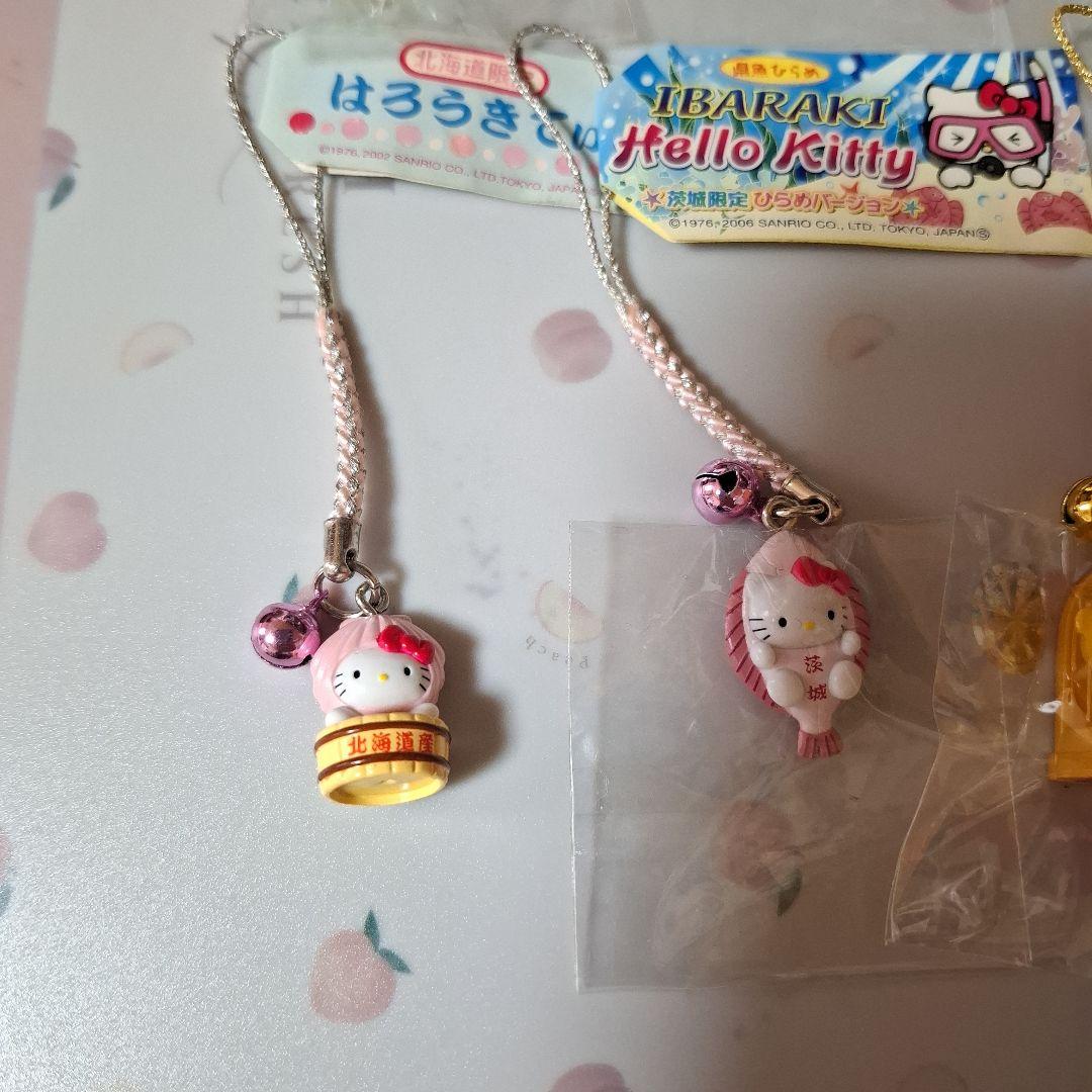 ご当地キティ根付け 8個セット