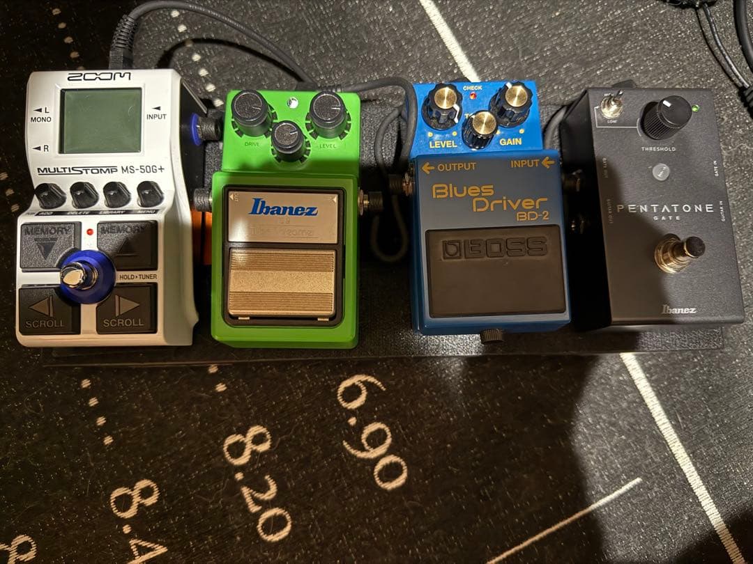 BOSS Ibanez zoom エフェクターボード