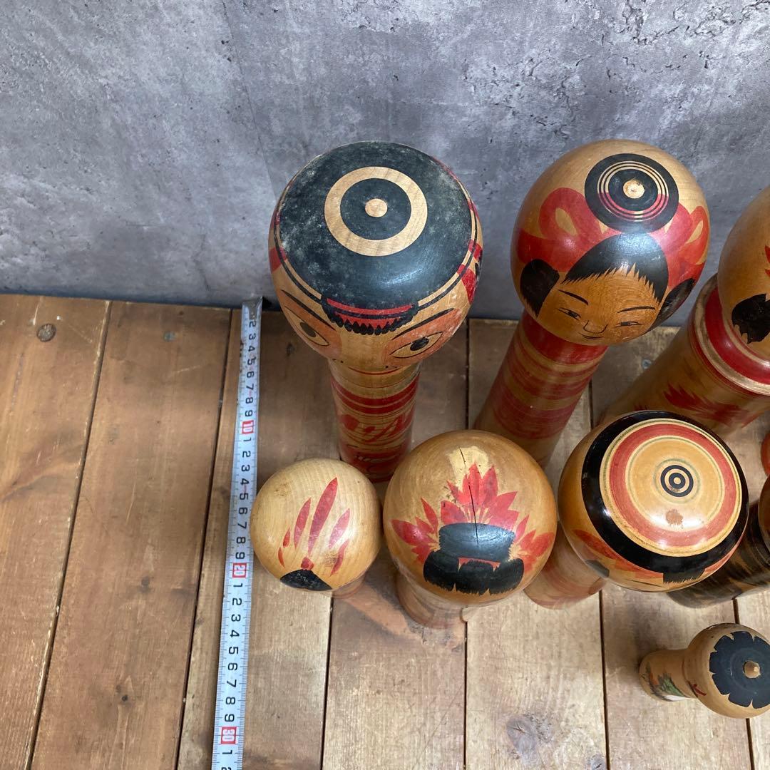 D-3 こけし 伝統工芸 民芸品 郷土玩具 # 鳴子こけし 弥治郎こけし 木製