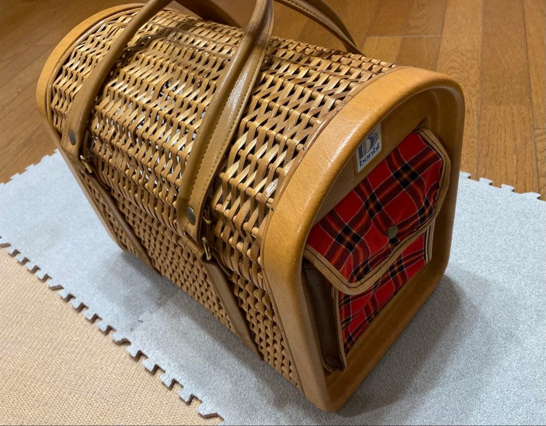 昭和 レトロ アンティーク ペットキャリー