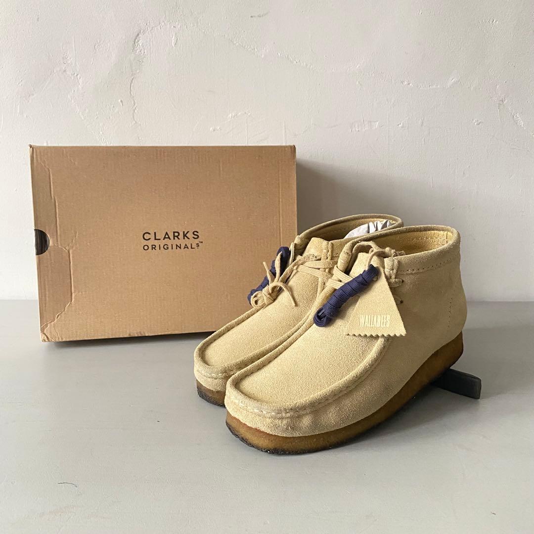 CLARKS Wallabee クラークス　ワラビー　 ベージュ スエード　8