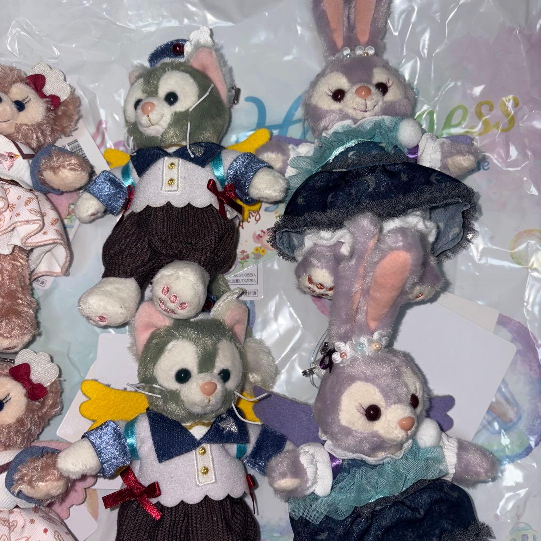 ダッフィー＆フレンズ ウィッシングウィングス ぬいぐるみバッジ12個セット