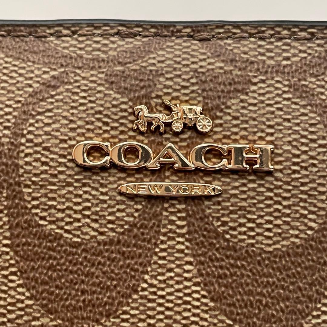 COACH コーチ スナップ折り財布 シグネチャー C3309 IMCBI