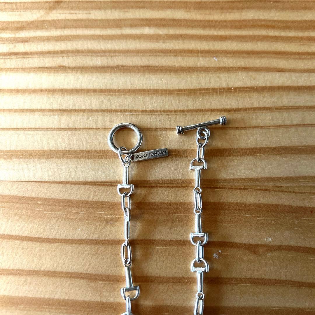XOLO ホース ビット リンク ブレスレット　ショロ　シルバー925