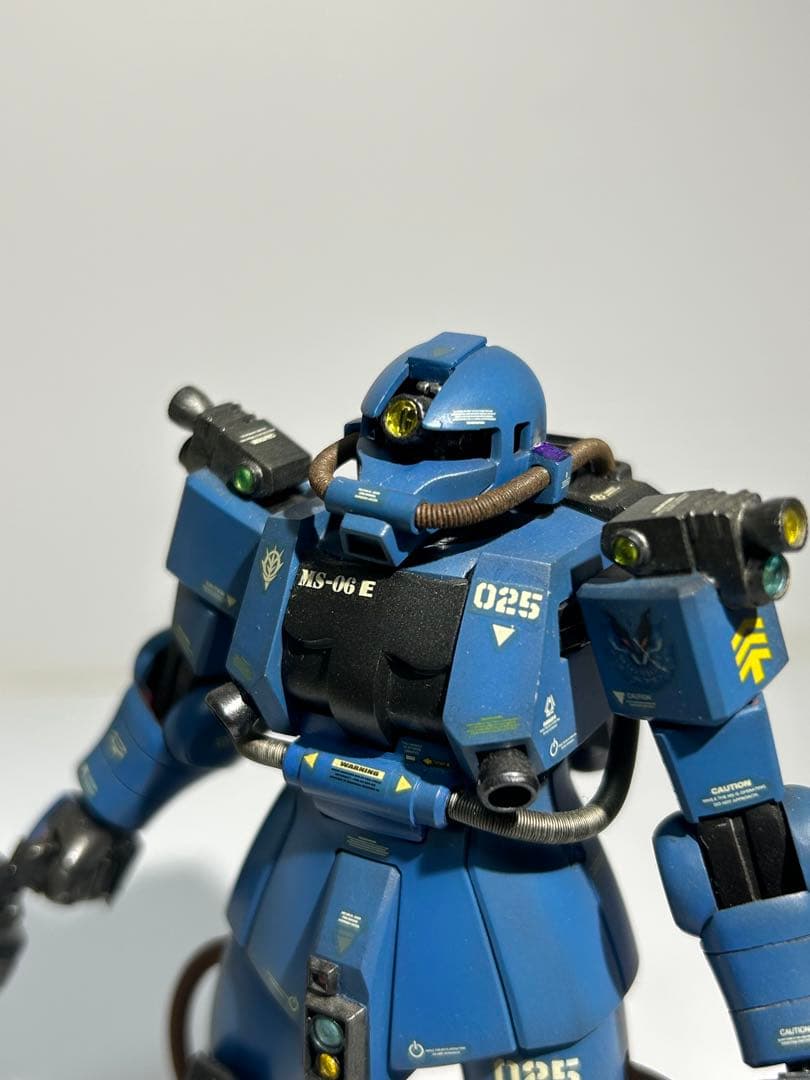 プラモデル　ガンプラ　組立済　旧 1/144 強行偵察型　全塗装　改修　完成品