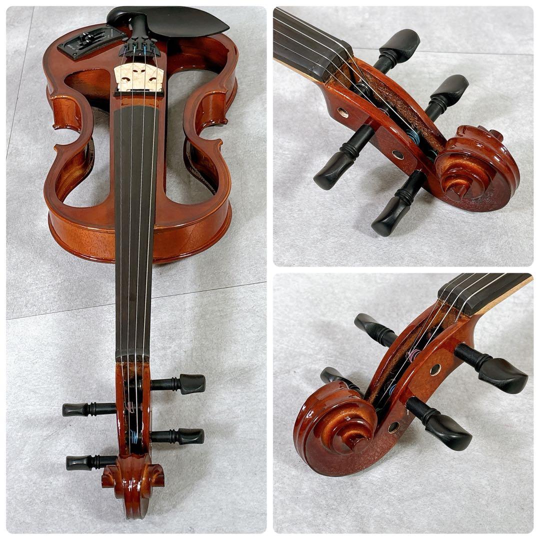 V589 カルロ・ジョルダーノ CV-210E エレキ バイオリン サイレント