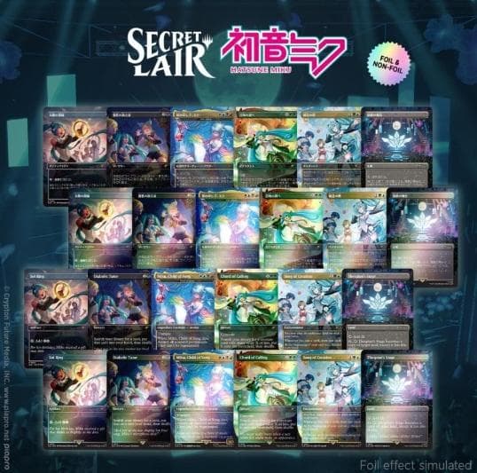 【MTG】 初音ミク 日本語 英語版 Foil Non-Foil春夏秋冬コンプ