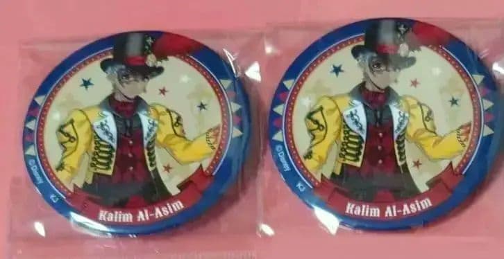 ツイステ ブレイジングジュエル 缶バッジ エース イデア マレウス レオナ