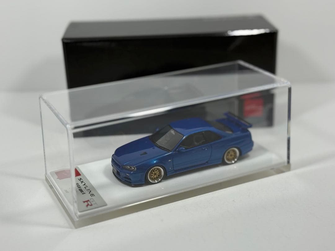 1/43 スカイライン GT-R BNR34 V-spec II BBS LM