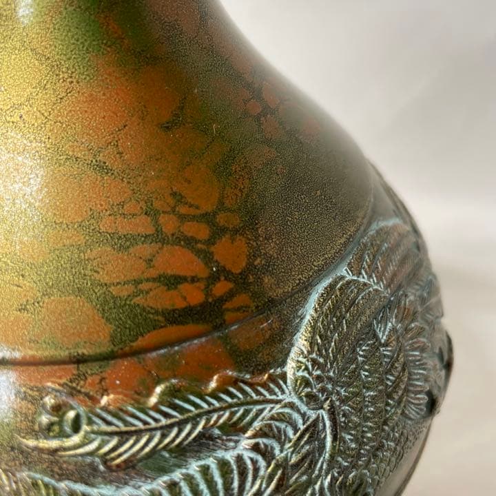 FZ02⑥ 高岡銅器 鋳造花瓶