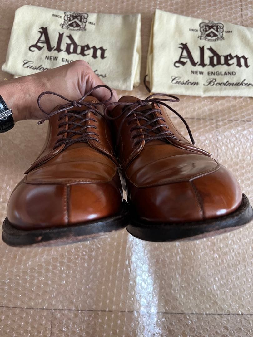 オールデン54382 Vチップ 7C ウイスキーコードバン