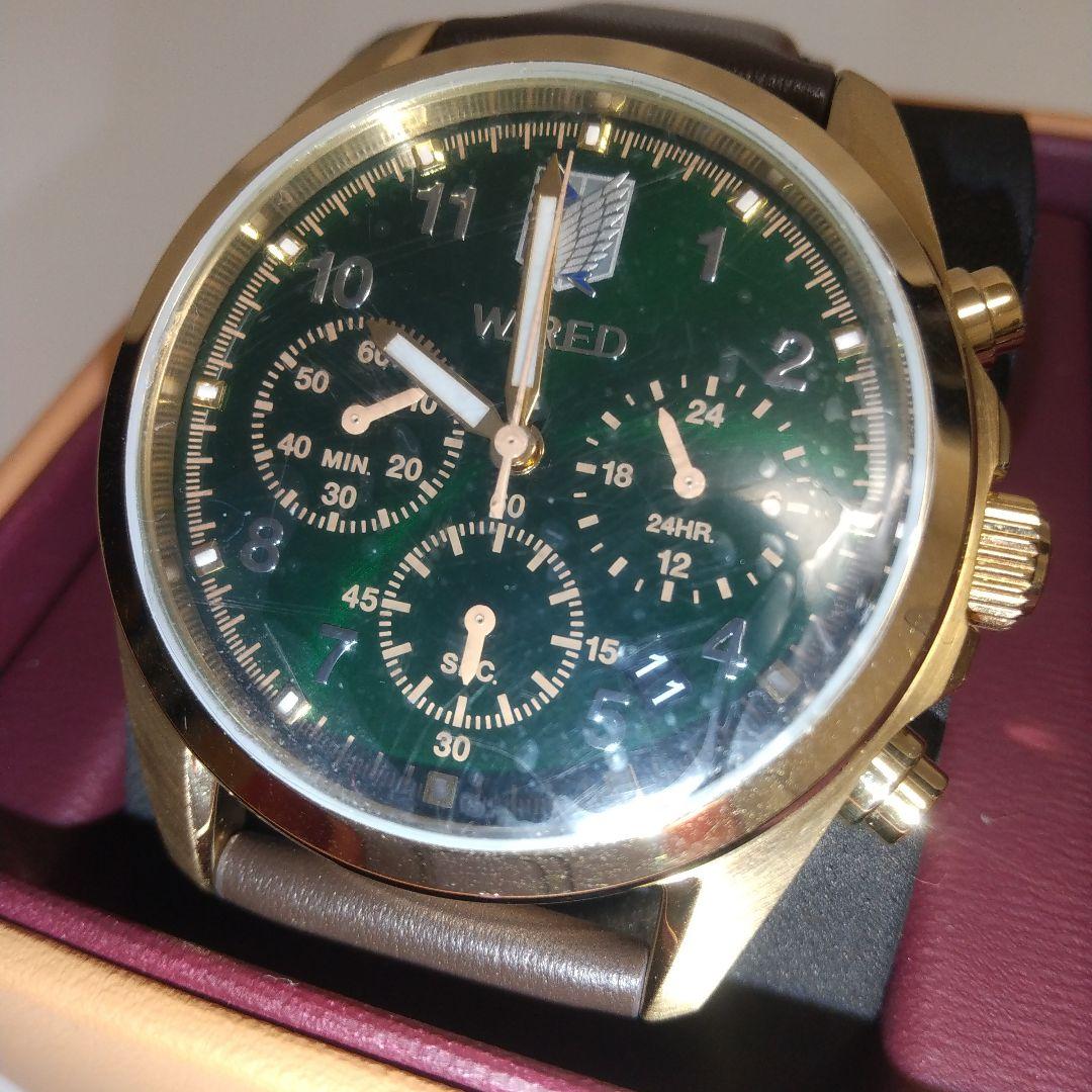 進撃の巨人 リヴァイ WIRED 腕時計