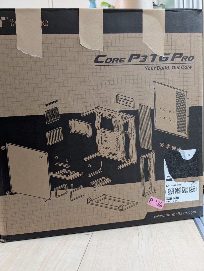 Thermaltake Core P3 TG Pro ブラック