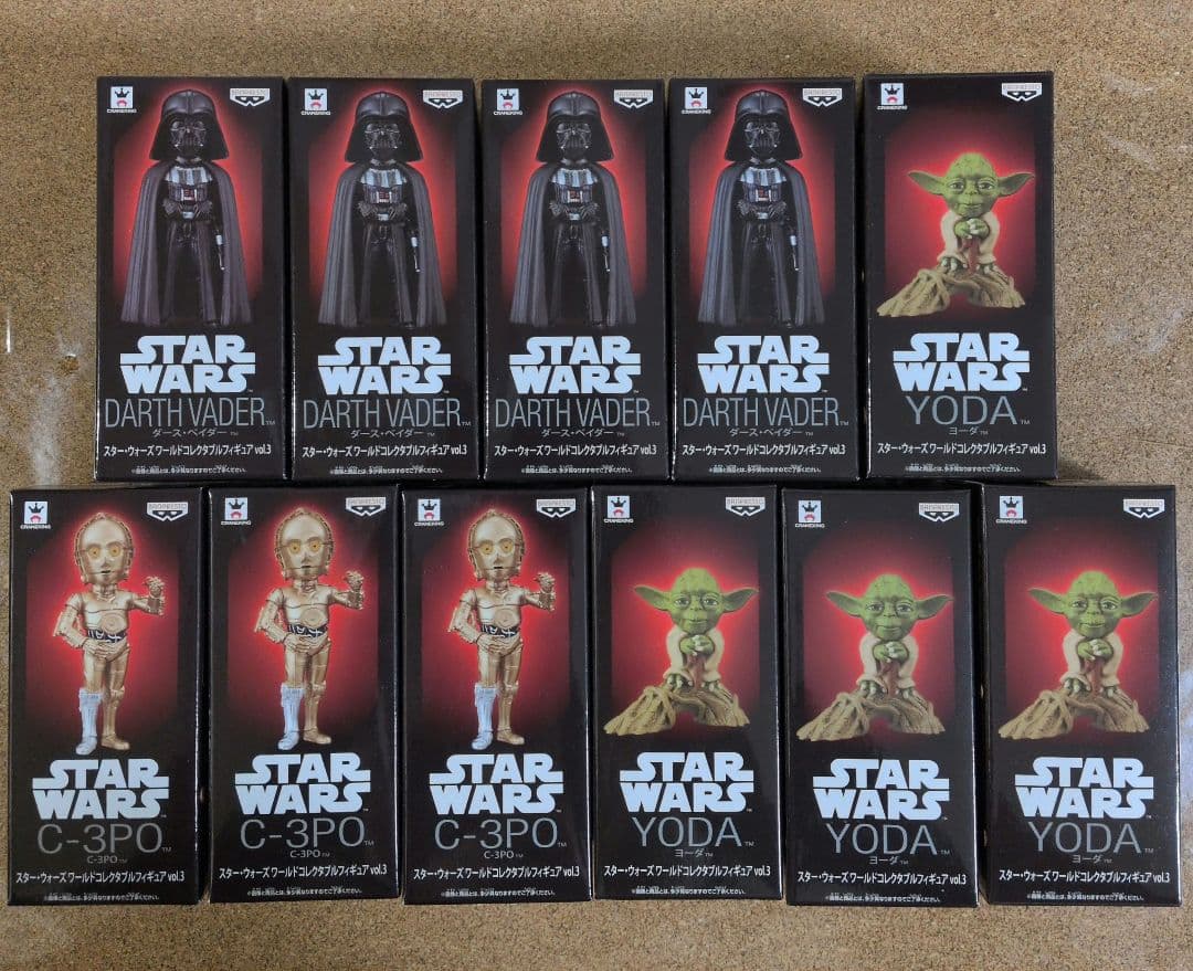 スターウォーズ コレクタブルフィギュア 3種11体まとめ売り