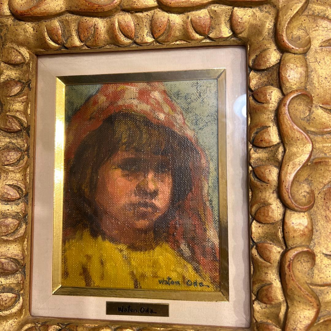 小田和典　油彩画　コケイ最高級額装