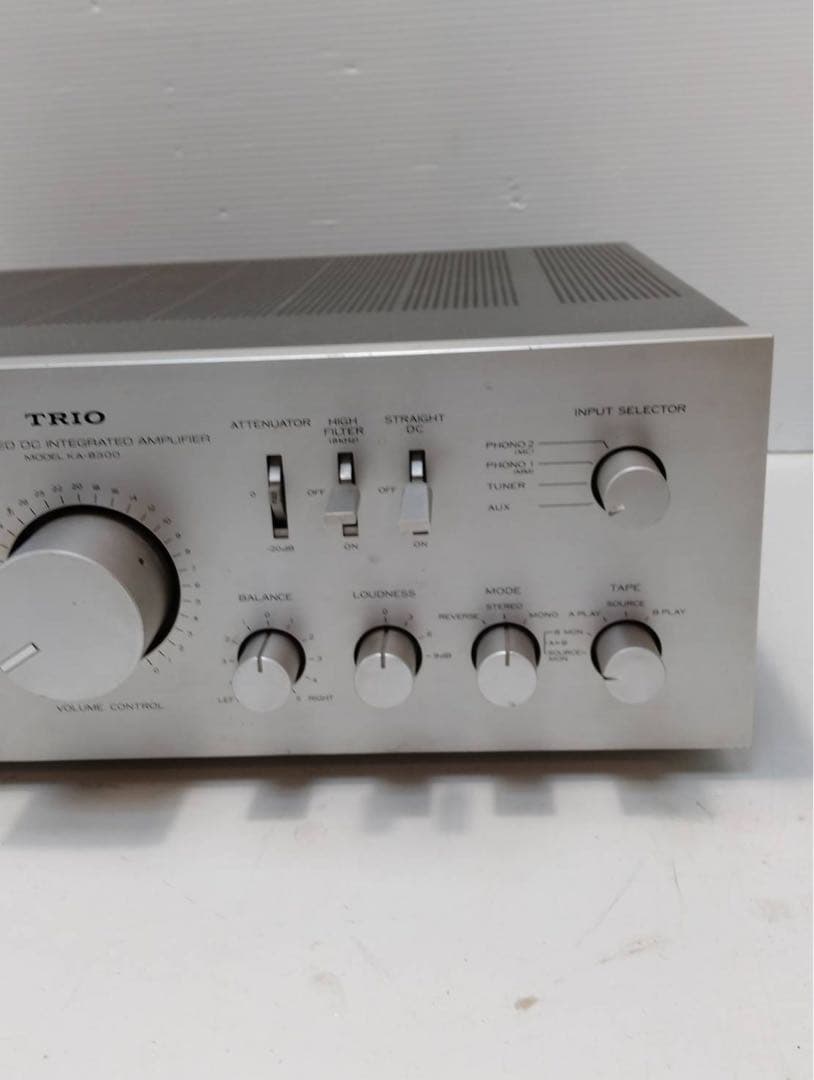 【希少】TRIOトリオ KA-8300 プリメインアンプ ハイスピードDCアンプ