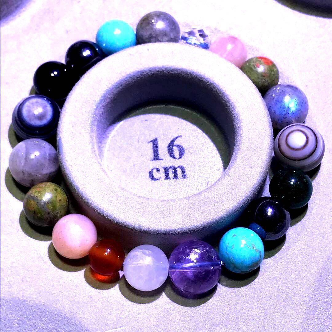 特殊ブレスレット(トレジャーハンター)天然石　心　癒し　精神守護　お守り