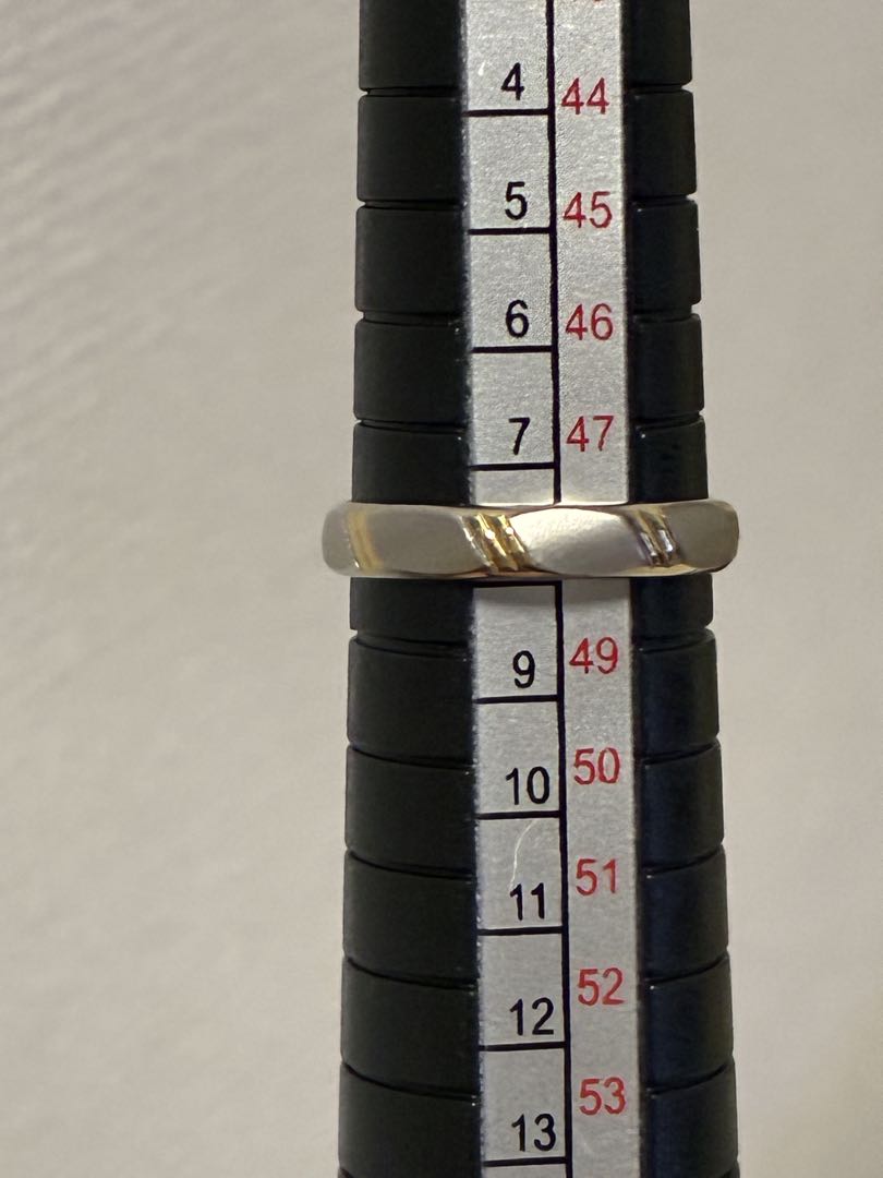 K18 pt900 コンビ　リング