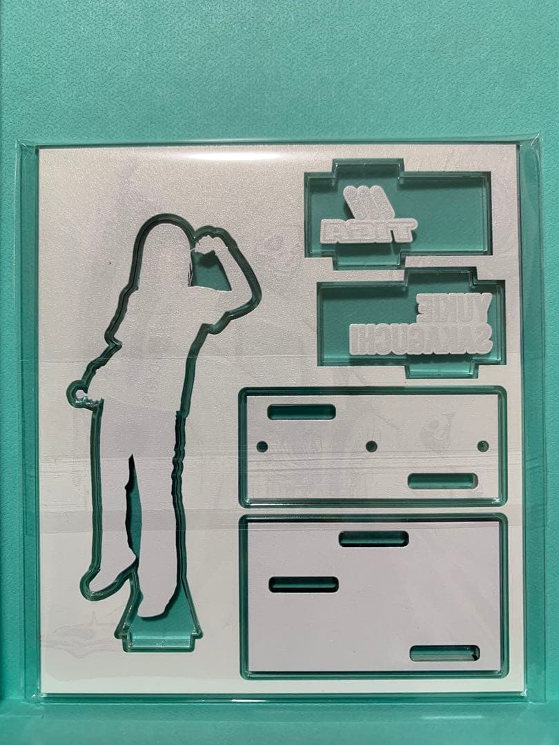 坂口優希恵選手　アクリルダーツスタンド