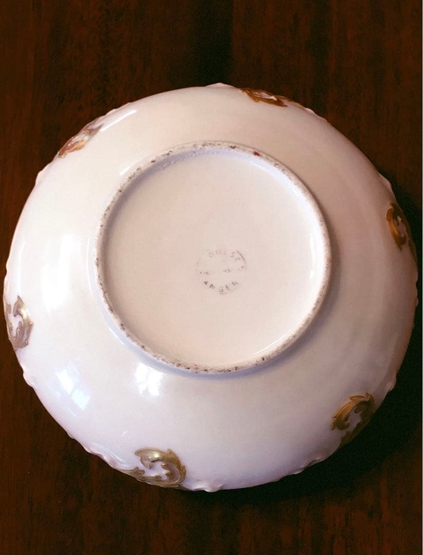 希少　レア　貴重　フランス製　ボンボニエール　アンティーク　宮廷貴婦人　器