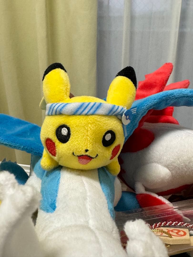 福岡限定　ポケモンセンター　ピカチュウ ぬいぐるみ　セット