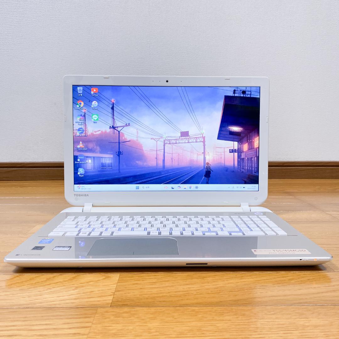 美品✨i3 新品SSD256 メモリ8 最新Win11 東芝ノートパソコン 薄型