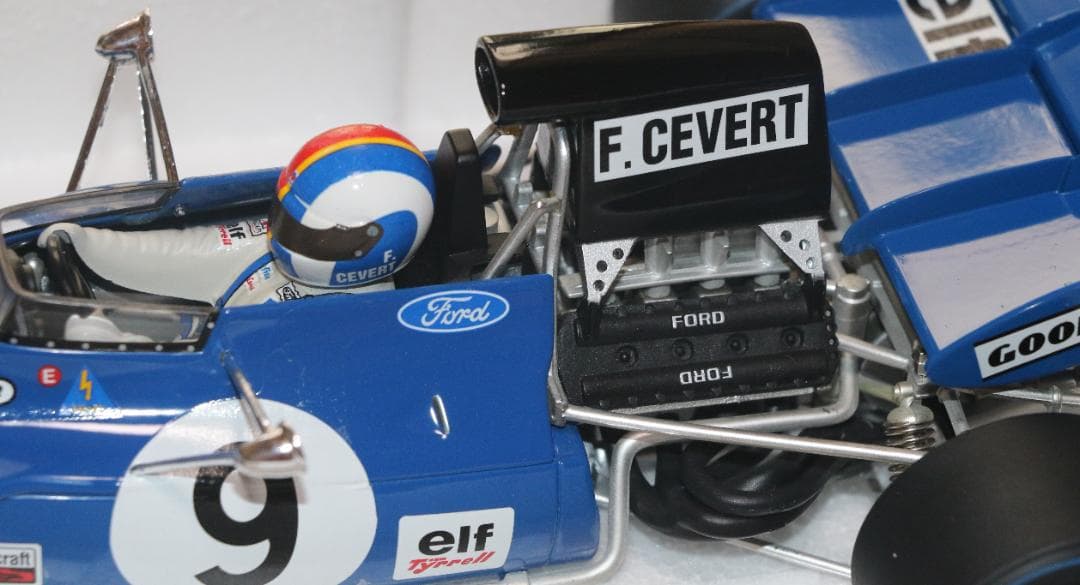 ポールズ・モデル１／１８ ティレル フォード 00３　1971年　セベール 仕様