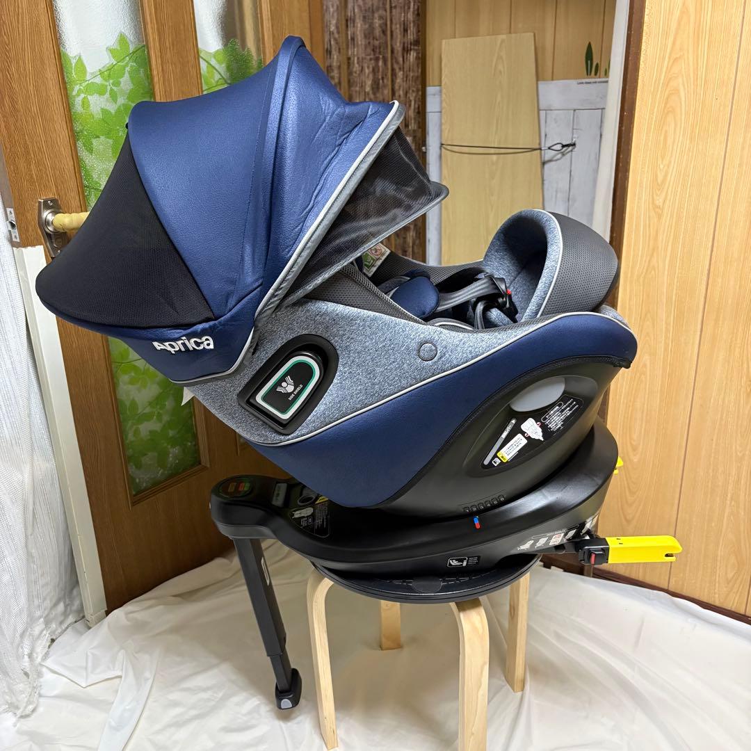 アップリカ クルリラ プロテクト ISOFIX チャイルドシート R129 美品
