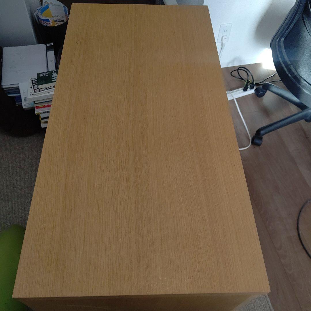 ナチュラルウッド キャビネット 5引き出し